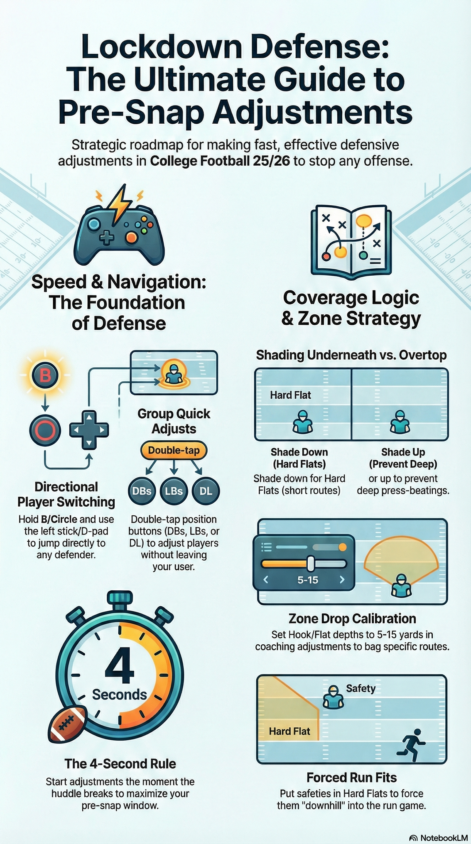Football Pre-Snap Adjustment Guide